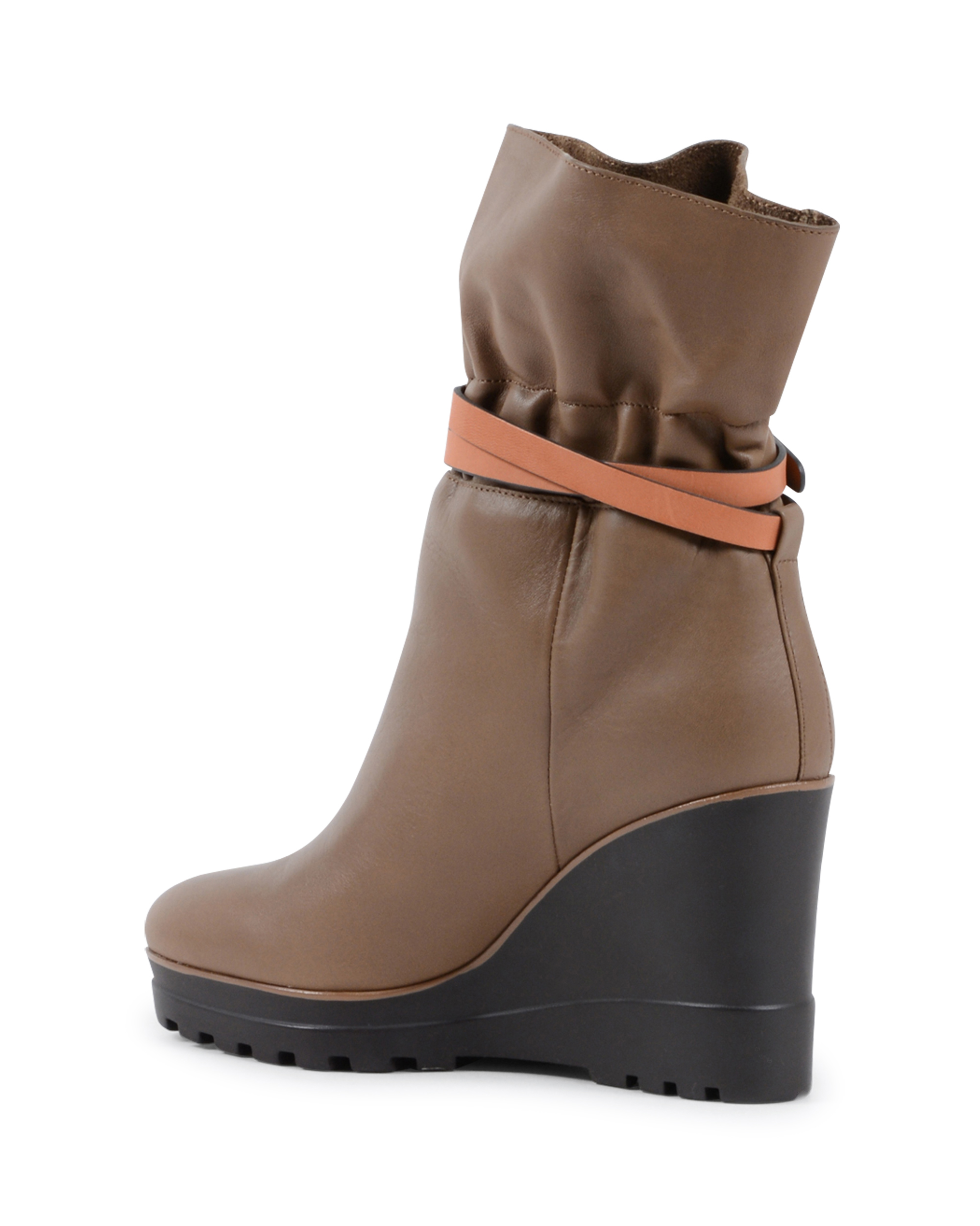 ChloÃ¨ Stivale corto da donna verde SB31111A 415 KAKY
