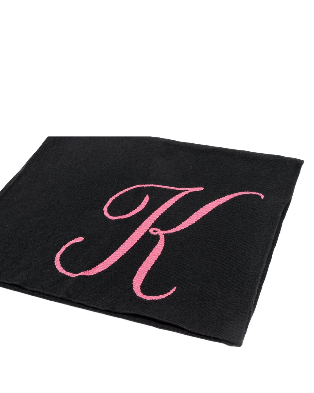 Sciarpa monogrammata Dee Ocleppo DEAN VILLAGE BLACK K