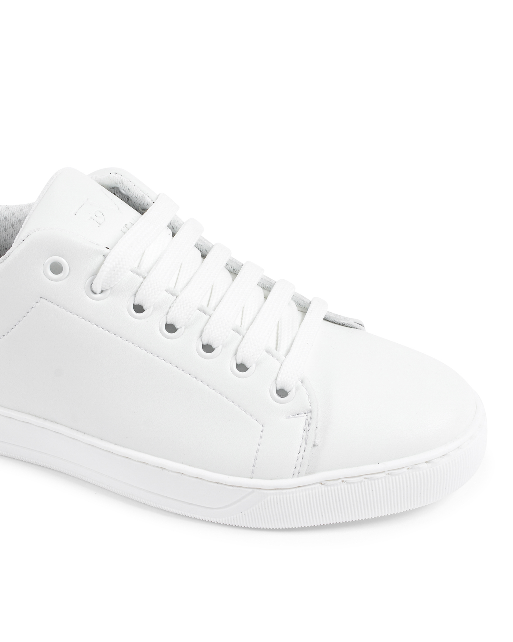 Sneaker Uomo 19V69 Italia Bianco Nero 2120 PELLE BIANCO PELLE NERO