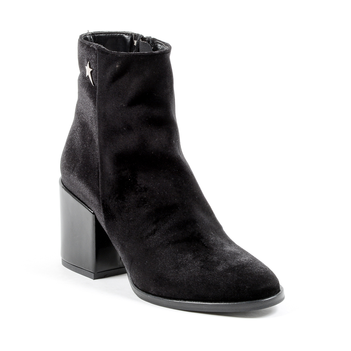 Stivaletti con tacco da donna Andrew Charles neri CHARLIZE