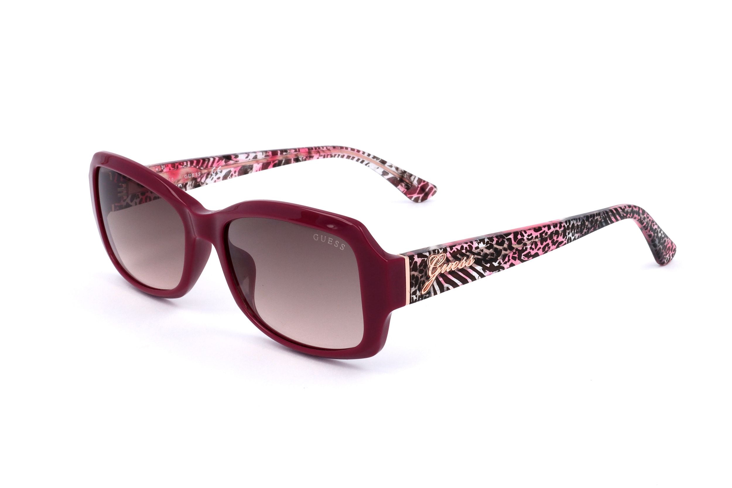 Occhiali da sole da donna Guess GU7683 72F 55 17 140 ROSA LUCIDO
