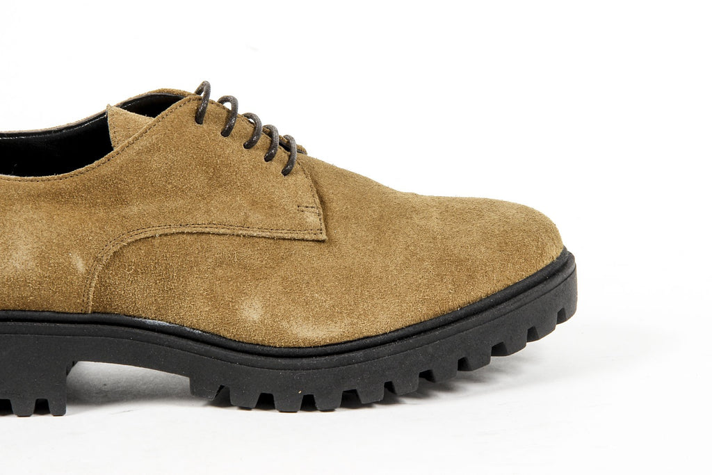 Scarpa stringata da donna V 1969 Italia C01 CAMOSCIO CUOIO