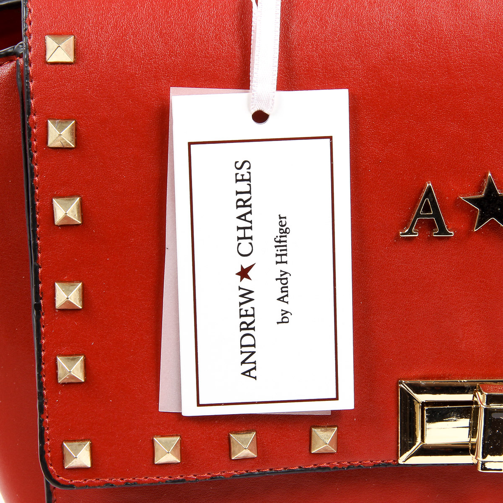 Borsa a mano da donna Andrew Charles rossa JAIME