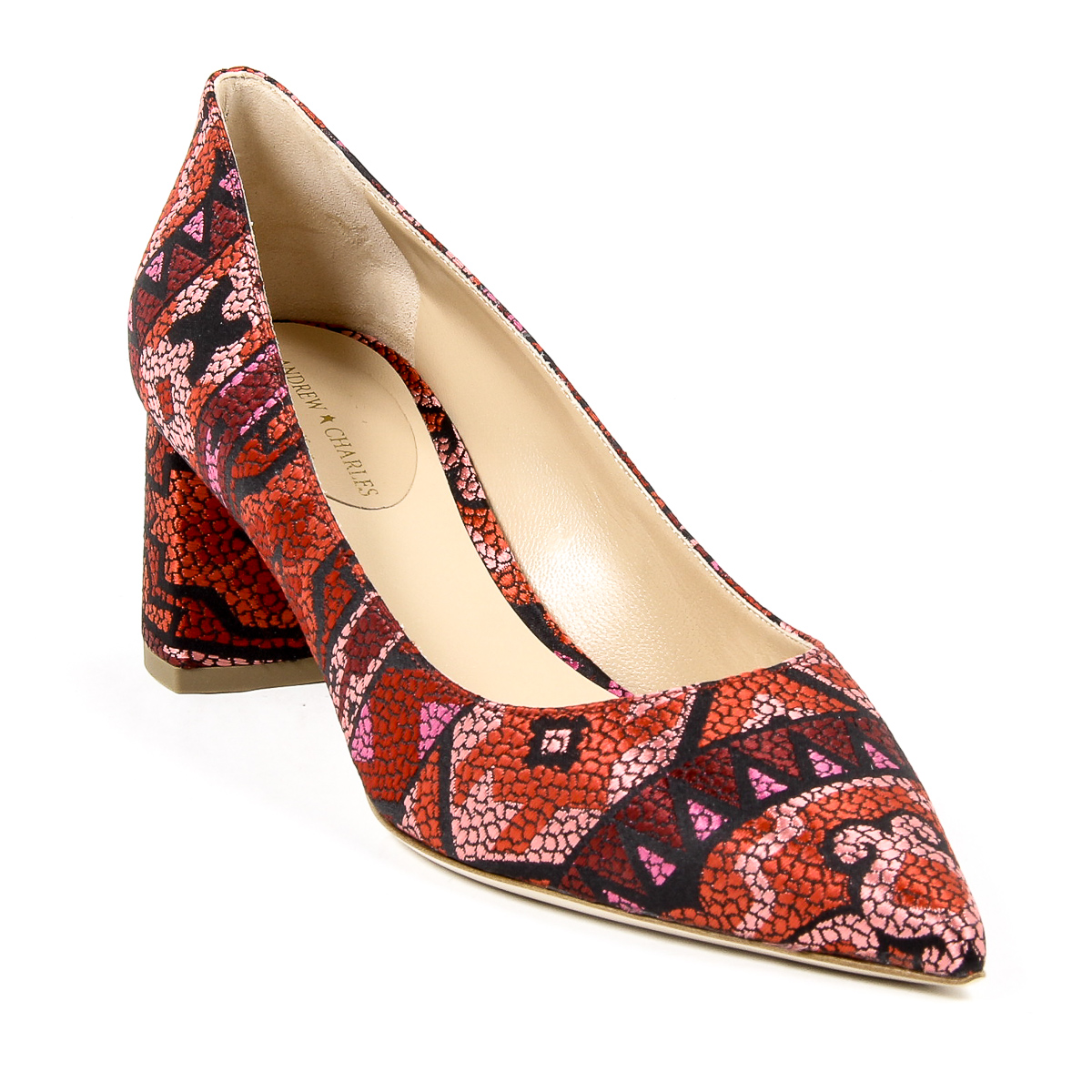 Andrew Charles Scarpe da donna con tacco multicolore in EVA