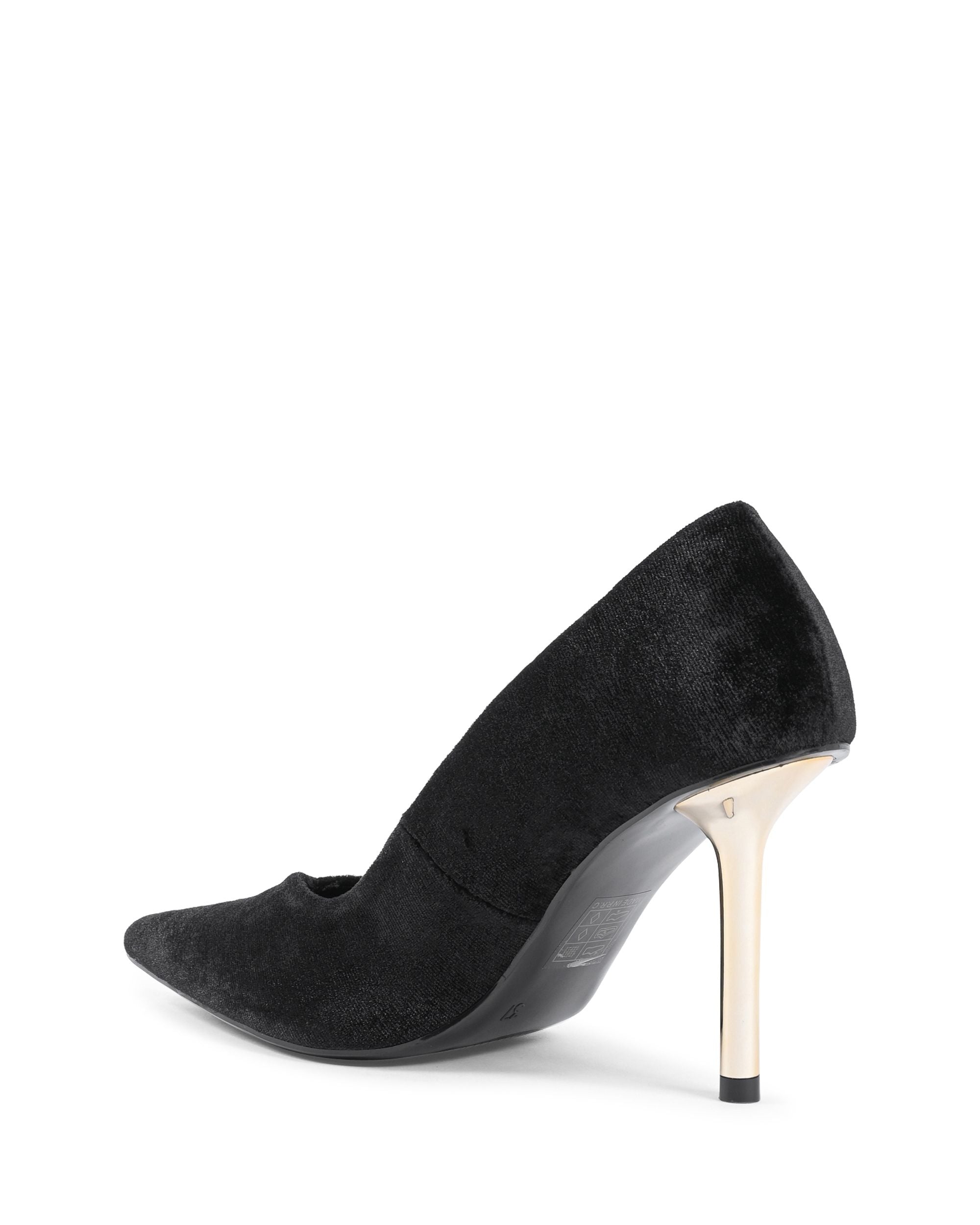 19V69 Italia Womens Pump Black HF091 NERO