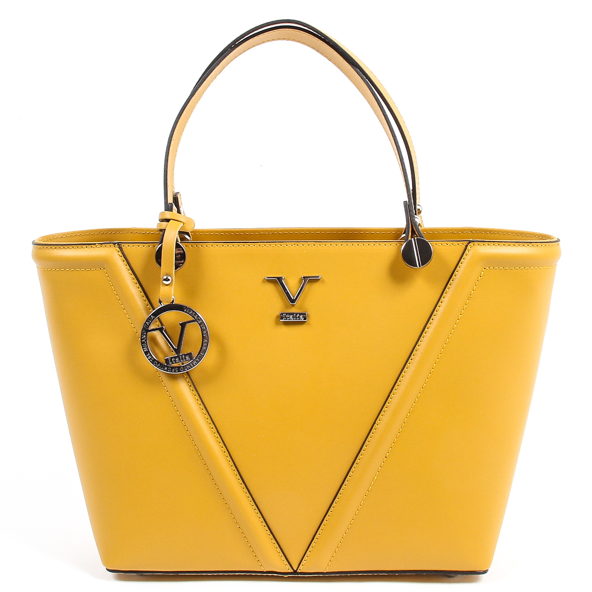 V 1969 Italia Borsa da donna V008-S RUGA SENAPE