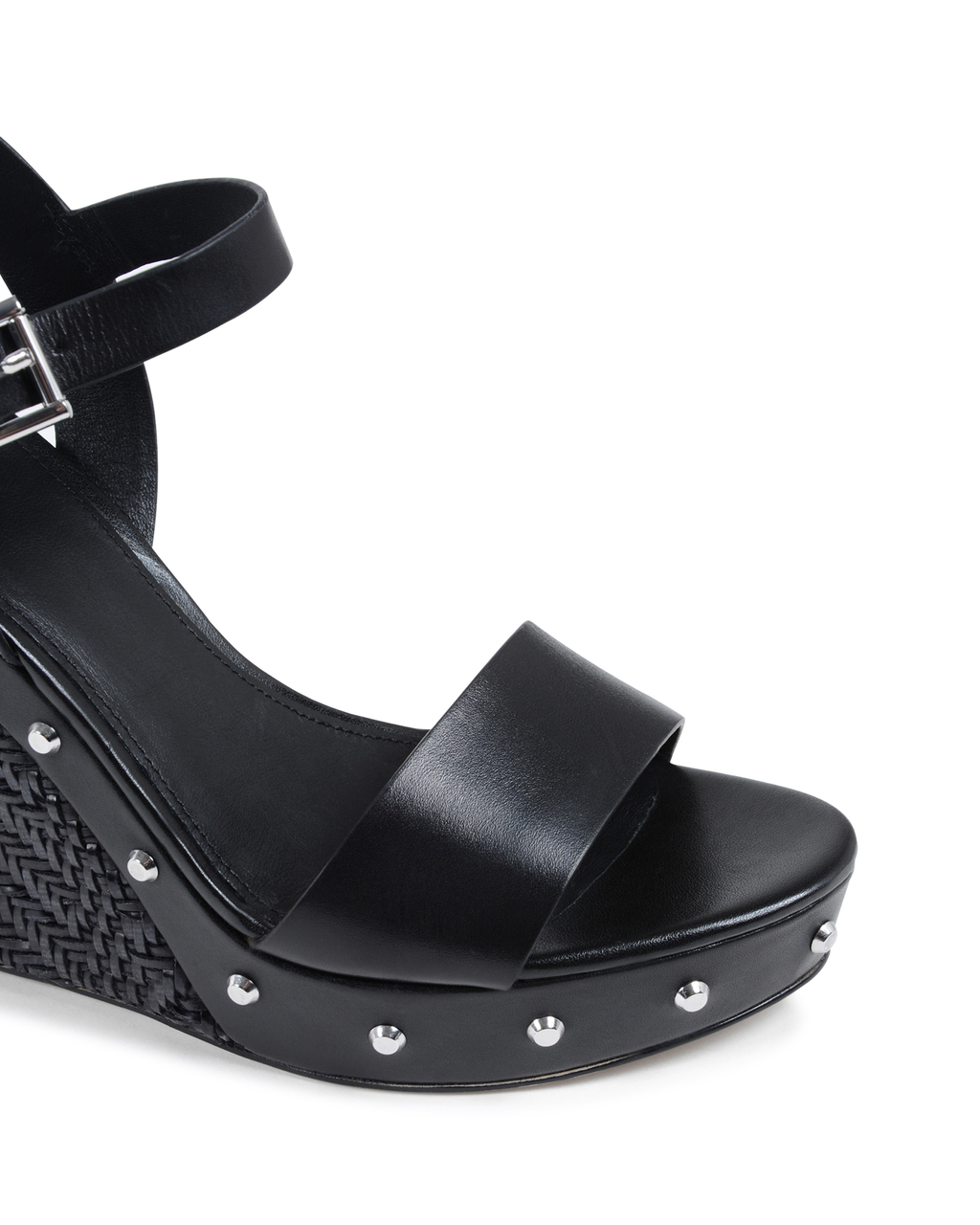 Sandalo con zeppa da donna Michael Kors Nero ELLEN