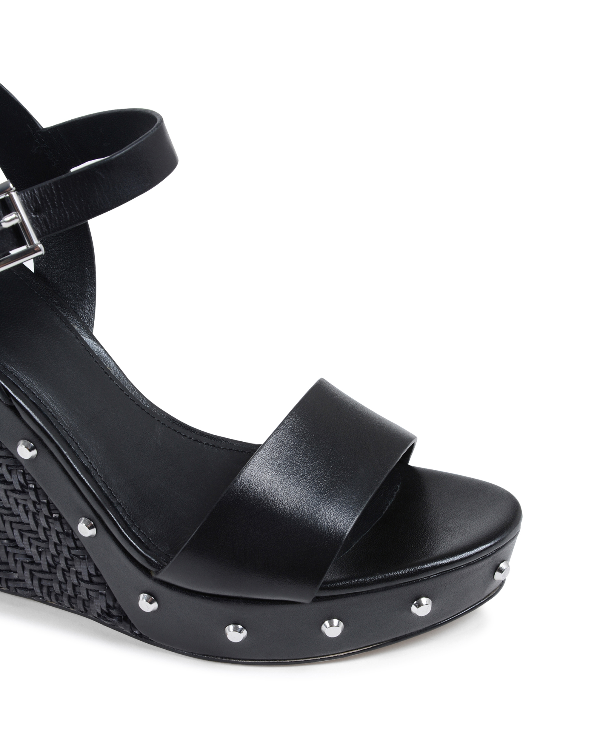 Sandalo con zeppa da donna Michael Kors Nero ELLEN