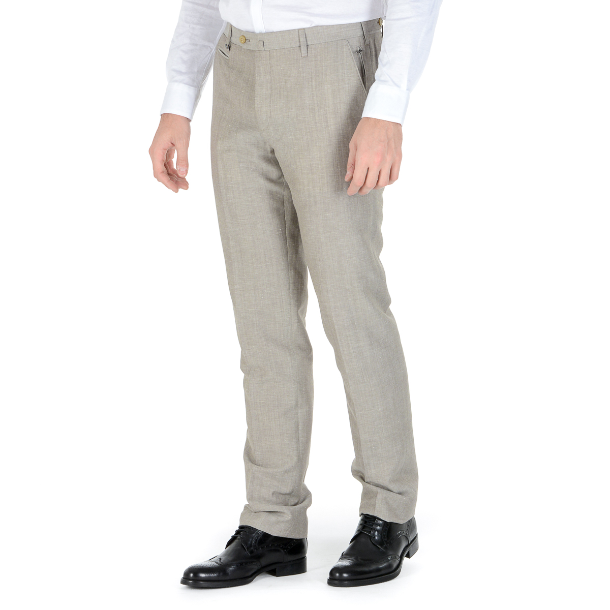 Corneliani Pantaloni Uomo Beige