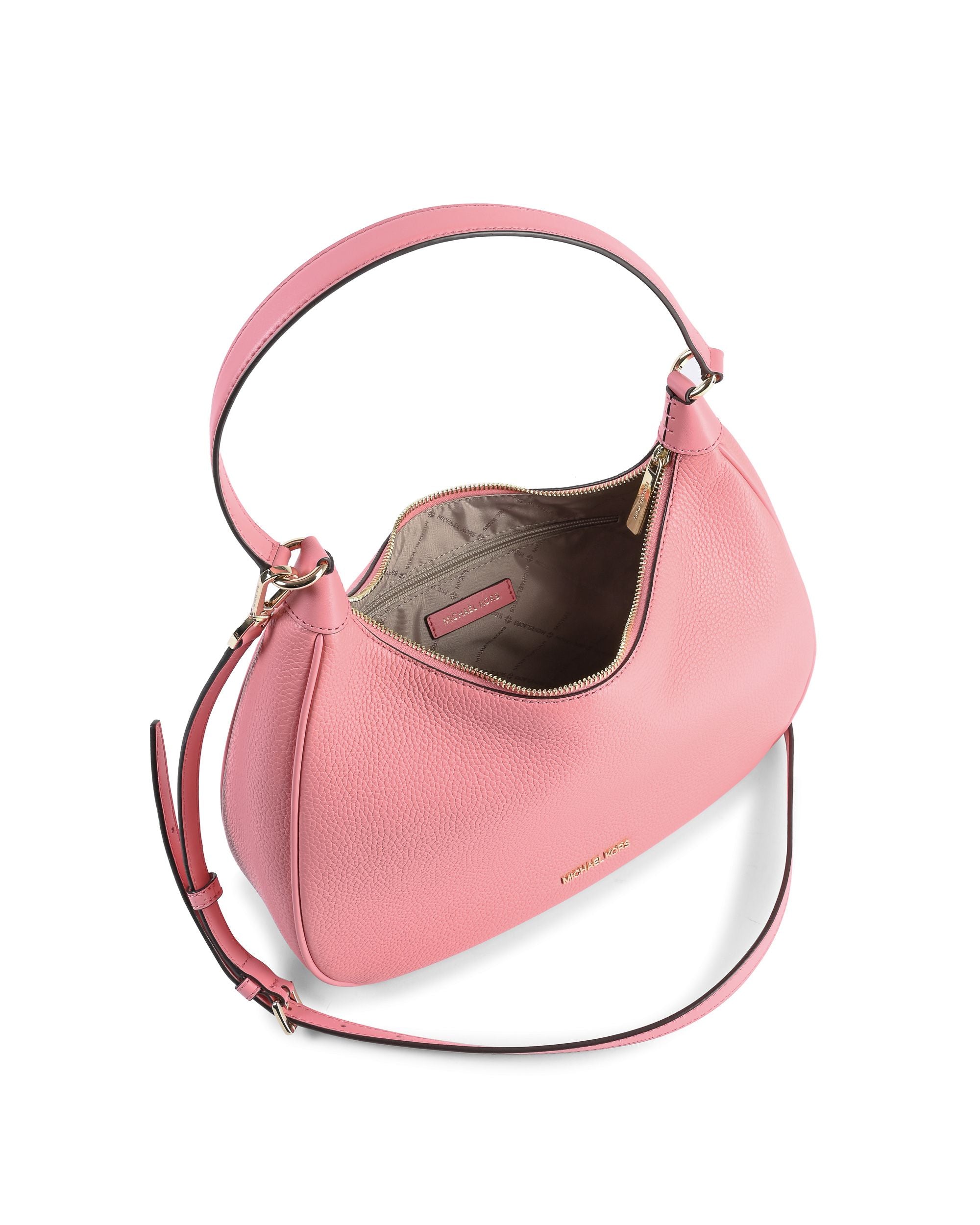 Borsa a tracolla grande Hobo di Michael Kors 35R3G4CH3L TEA ROSE