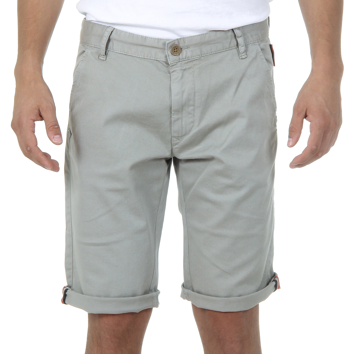 Andrew Charles Pantaloncini da uomo grigio chiaro SADECK