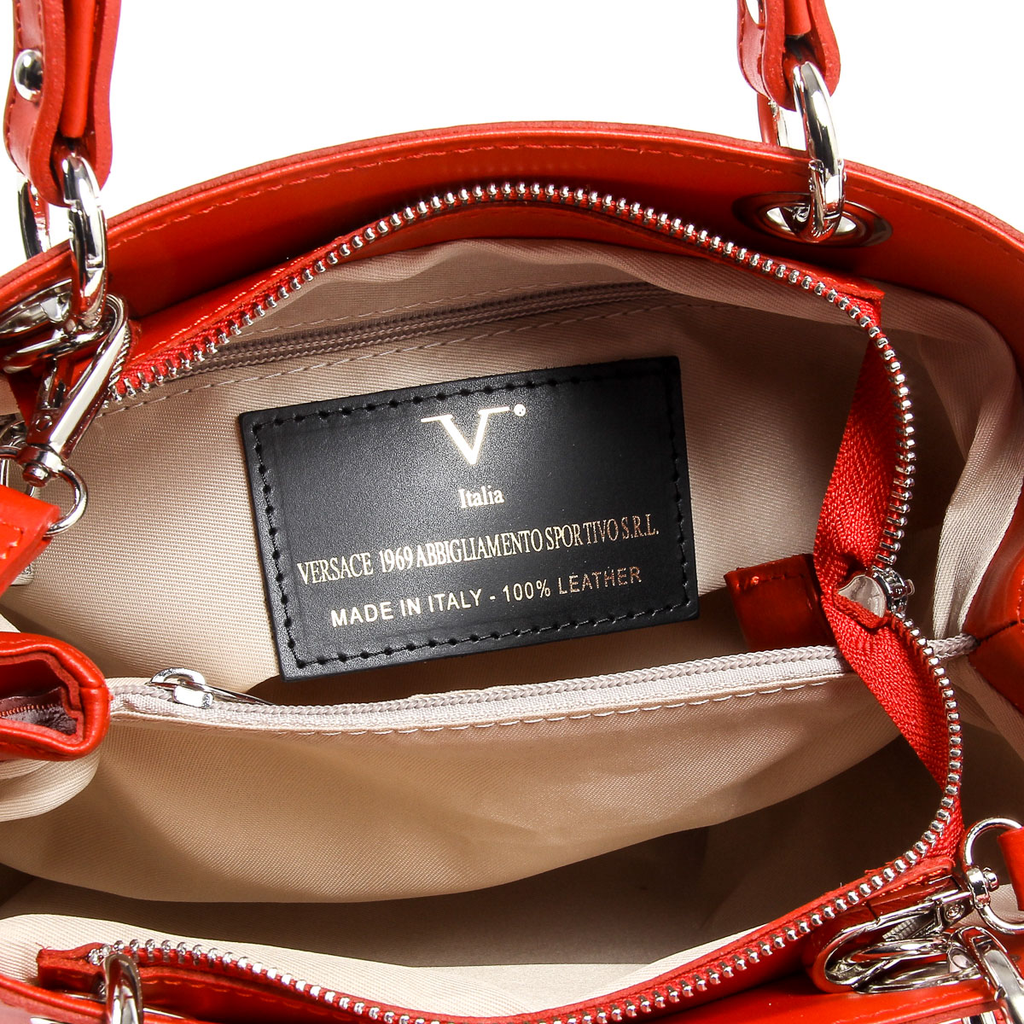 V 1969 Italia Womens Handbag V004-S RUGA ROSSO