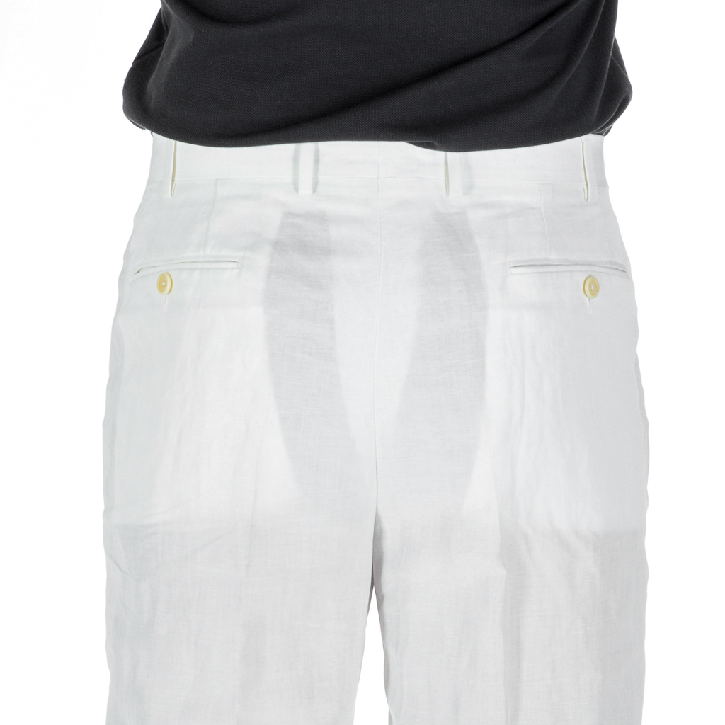 Pantaloni Armani Collezioni Uomo Bianchi