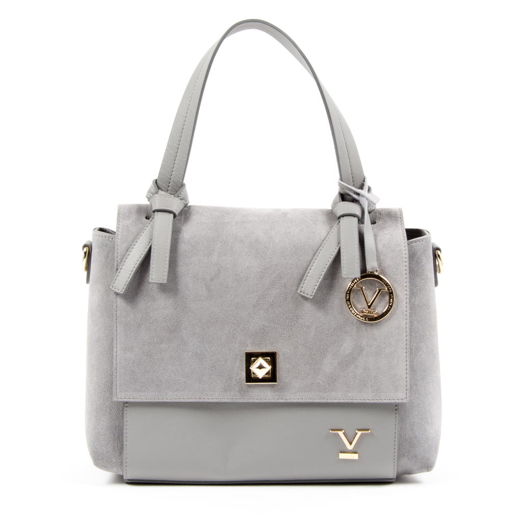 V 1969 Italia Borsa da donna grigia HOUSTON