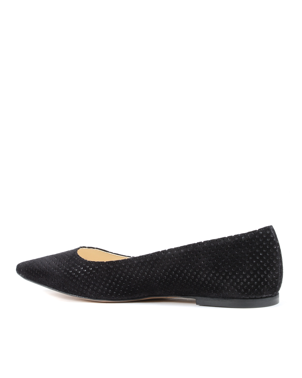 19V69 Italia Womens Ballerina Black 4747 TRAF CAM NERO