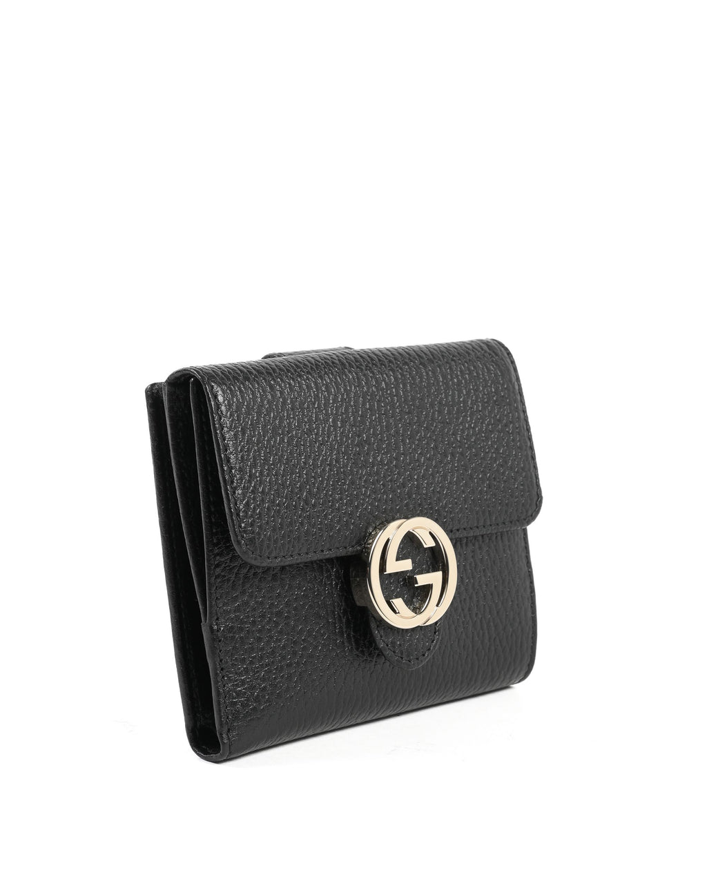 Portafoglio piccolo Gucci in pelle Interlocking 615525 CAO0G 1000