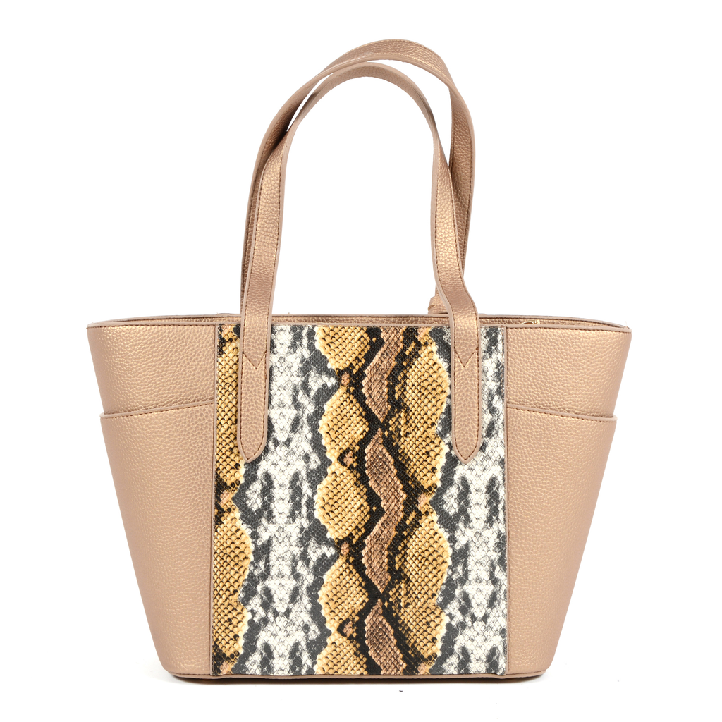 19V69 Italia Borsa da donna Oro 8004 PYTHON GOLD