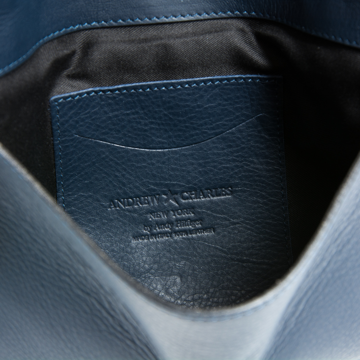 Borsa a mano da donna Andrew Charles Blu CORY