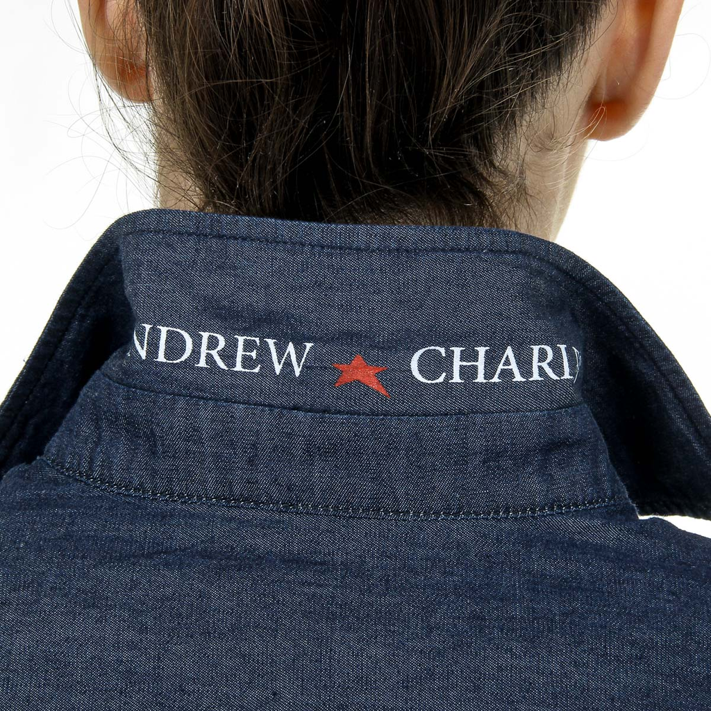 Camicia da donna Andrew Charles a maniche lunghe in denim CAMILIA