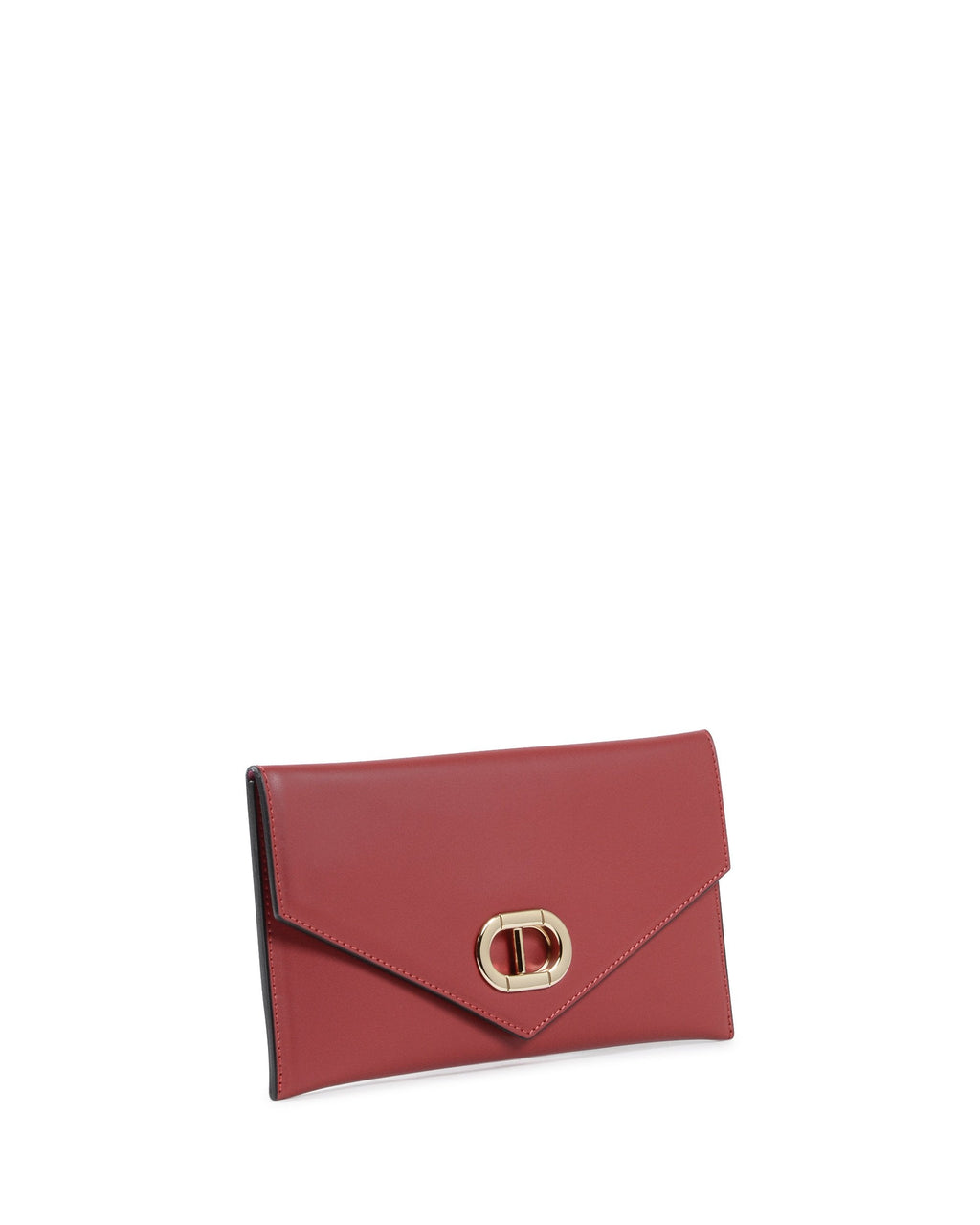 Pochette in pelle a busta - Rubino