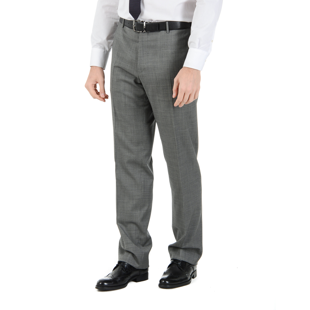 Abito da uomo Corneliani a maniche lunghe grigio Super 110's