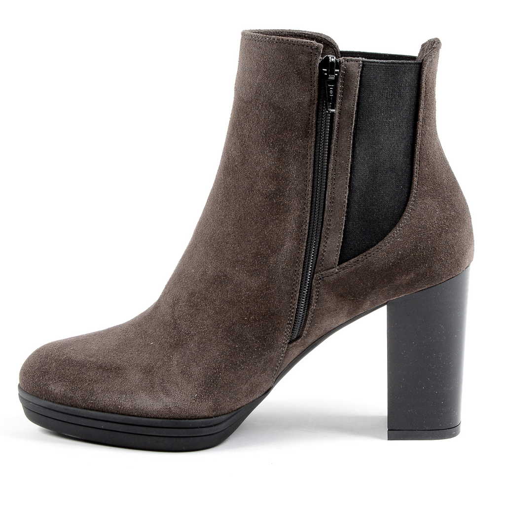 V 1969 Italia Stivaletto con tacco da donna Marrone MADELYN