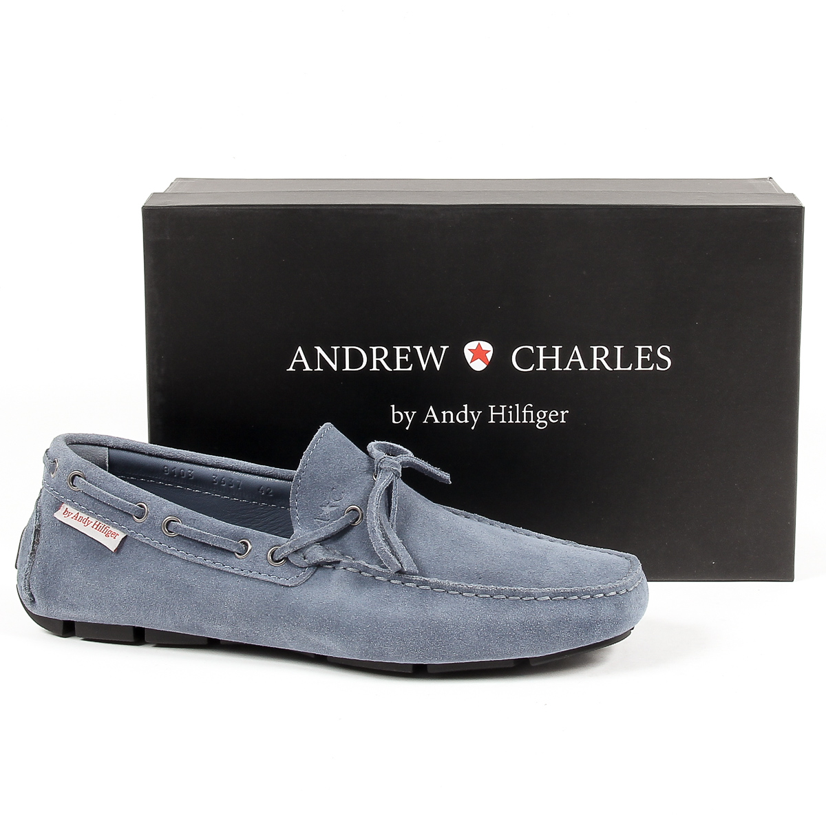 Mocassini da uomo Andrew Charles blu STEVE