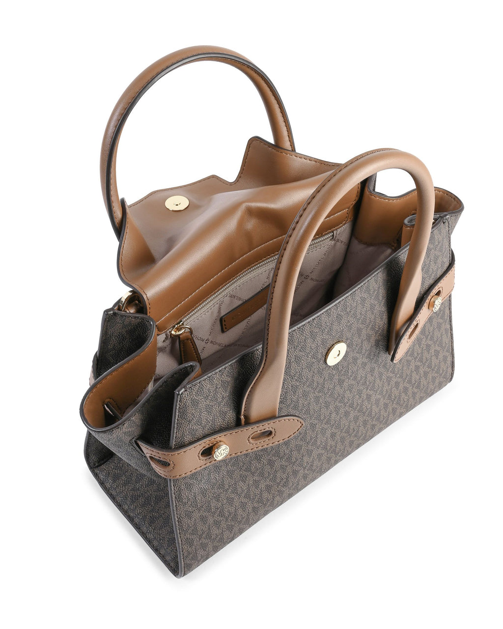 Borsa a mano media con patta Michael Kors 35S2GNMS5B MARRONE