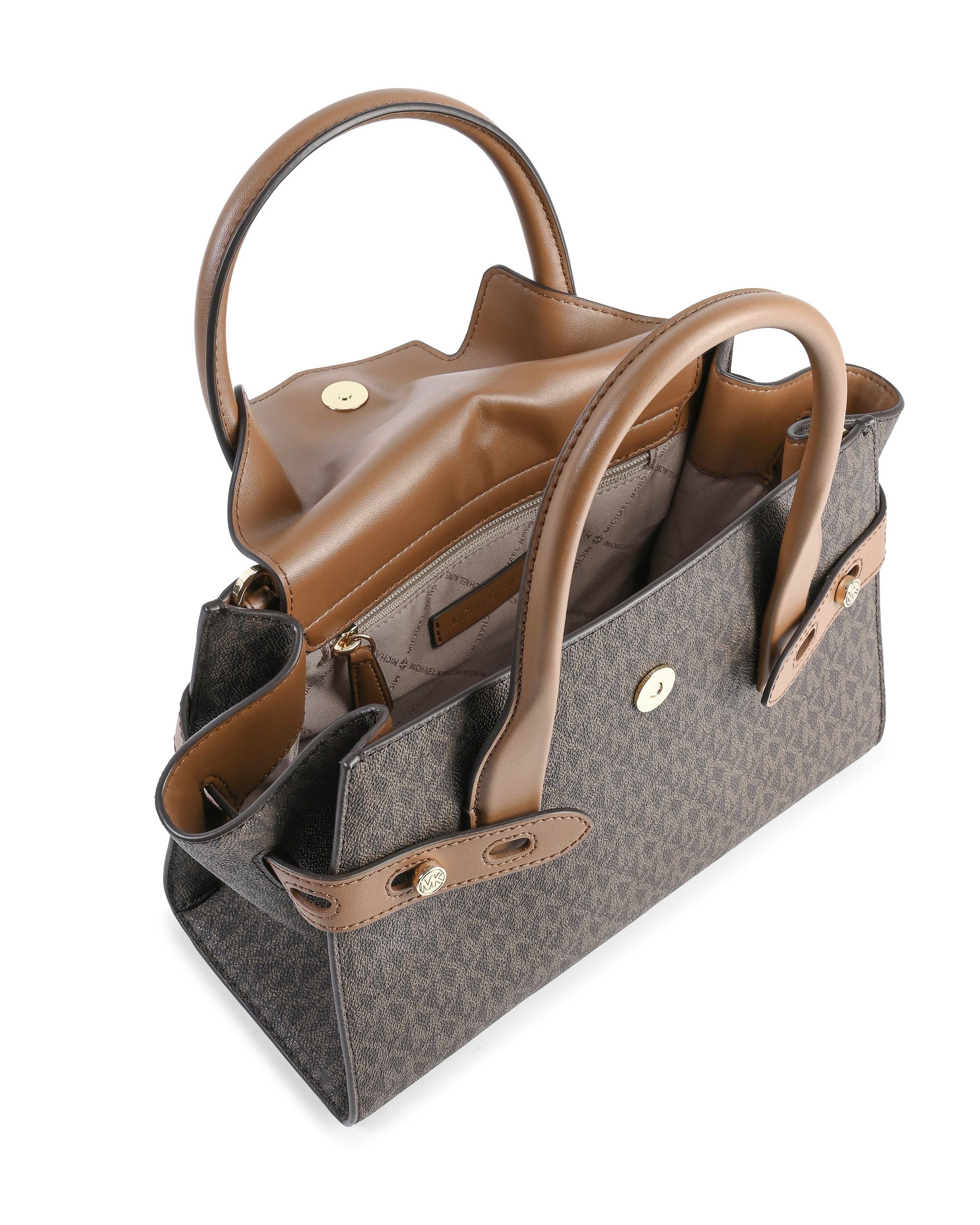 Borsa a mano media con patta Michael Kors 35S2GNMS5B MARRONE