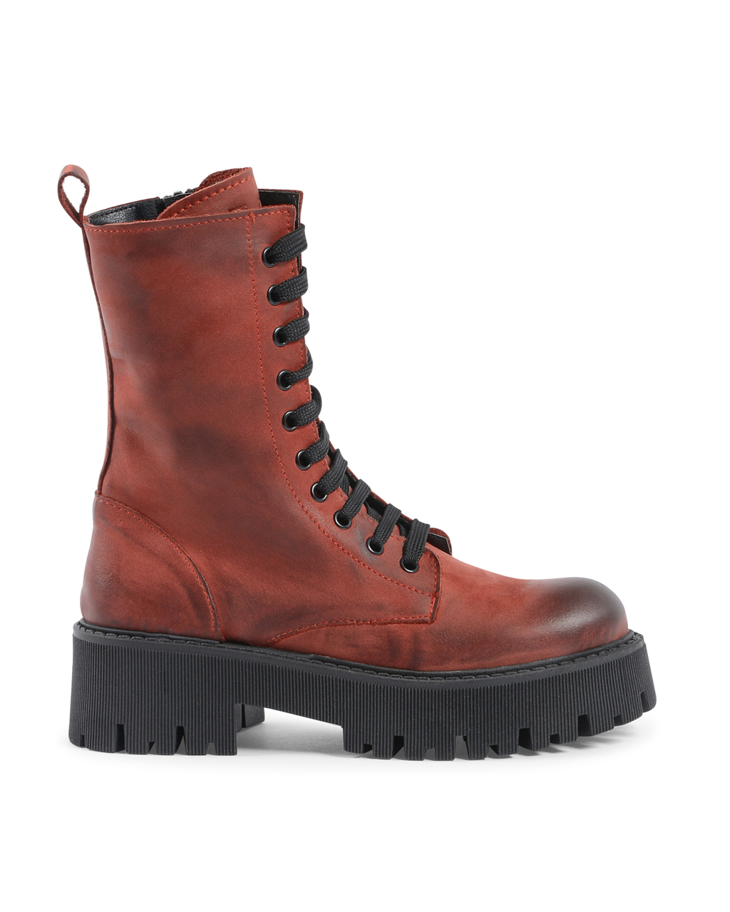 19V69 Italia Scarponcino Donna Bordeaux 10-V NABUK BORDO