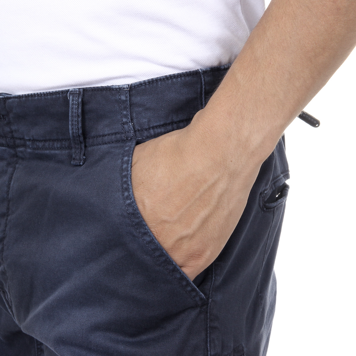 Pantaloncini da uomo Andrew Charles blu JAKO