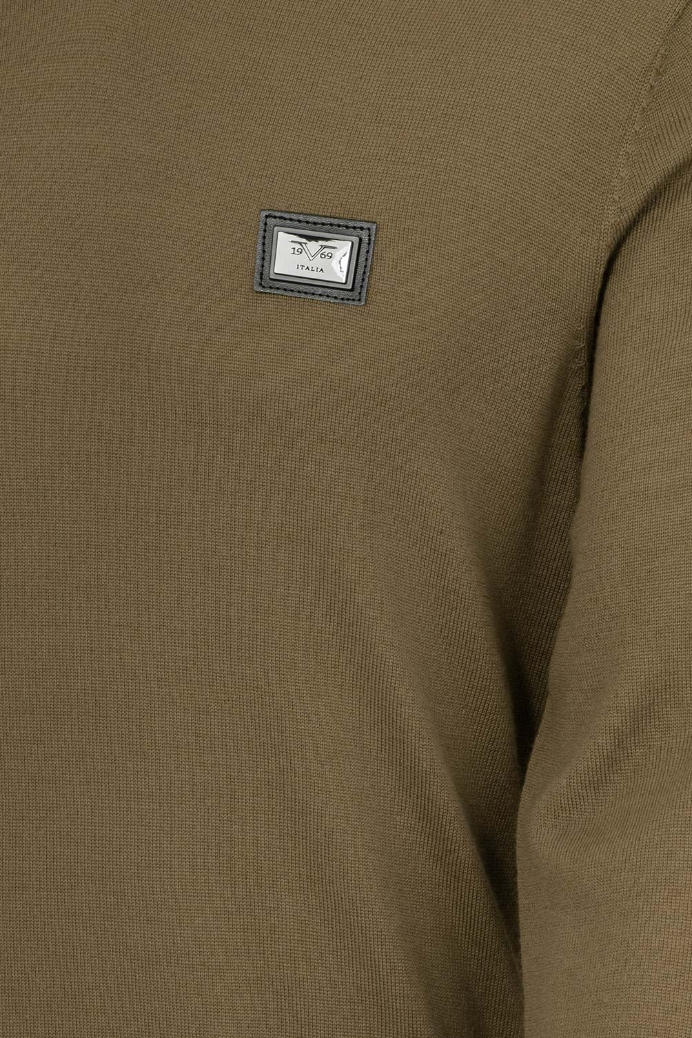 19V69 Italia Maglione Uomo Oliva THIES OLIVE