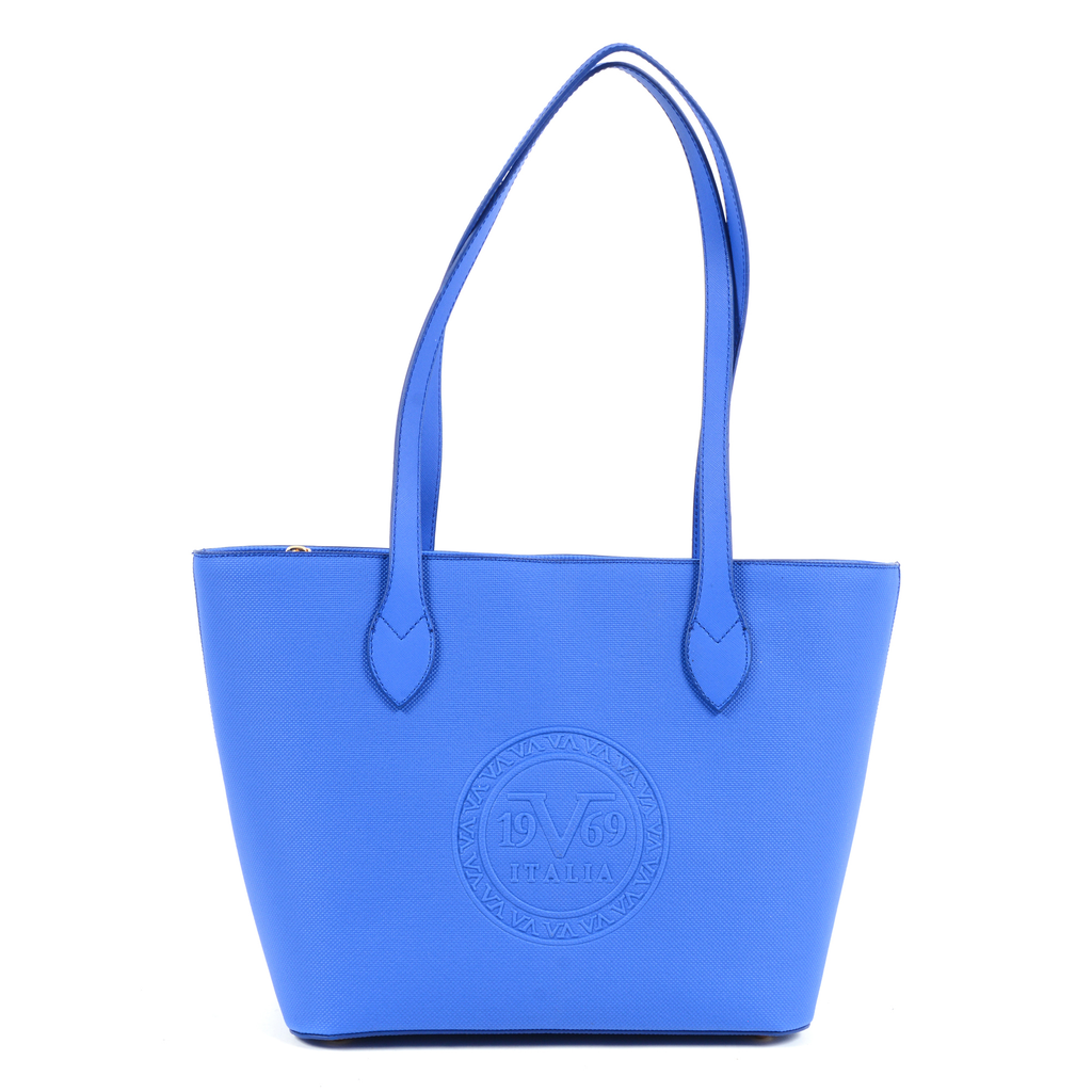 Borsa a mano da donna V Italia Blu 3301 SAKS BLUE