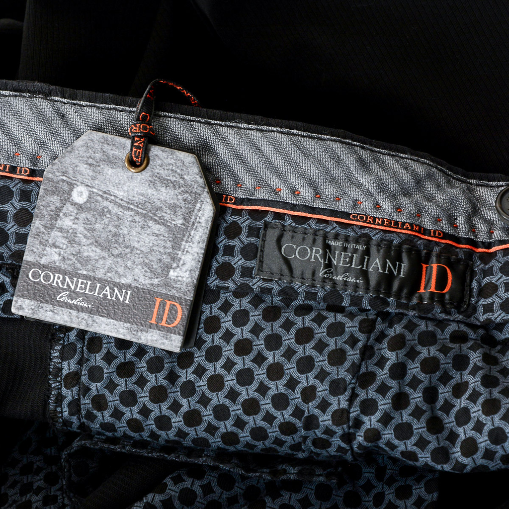 Corneliani Pantaloni Uomo Blu Scuro