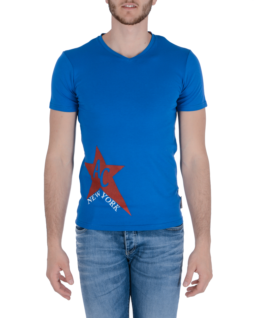 Maglietta da uomo Andrew Charles KENAN BLUE S6
