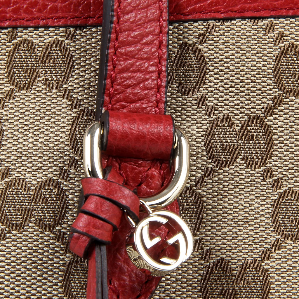Borsa a mano da donna Gucci GG Guccissima rossa 449242 8606