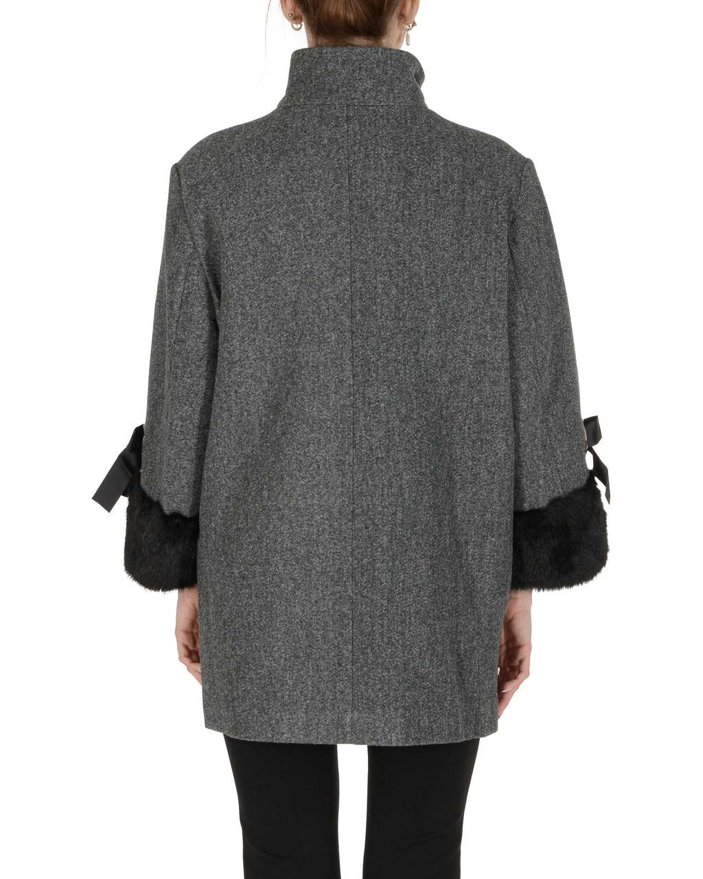 19V69 Italia Cappotto Donna Grigio Scuro MIMI GRIGIO SCURO