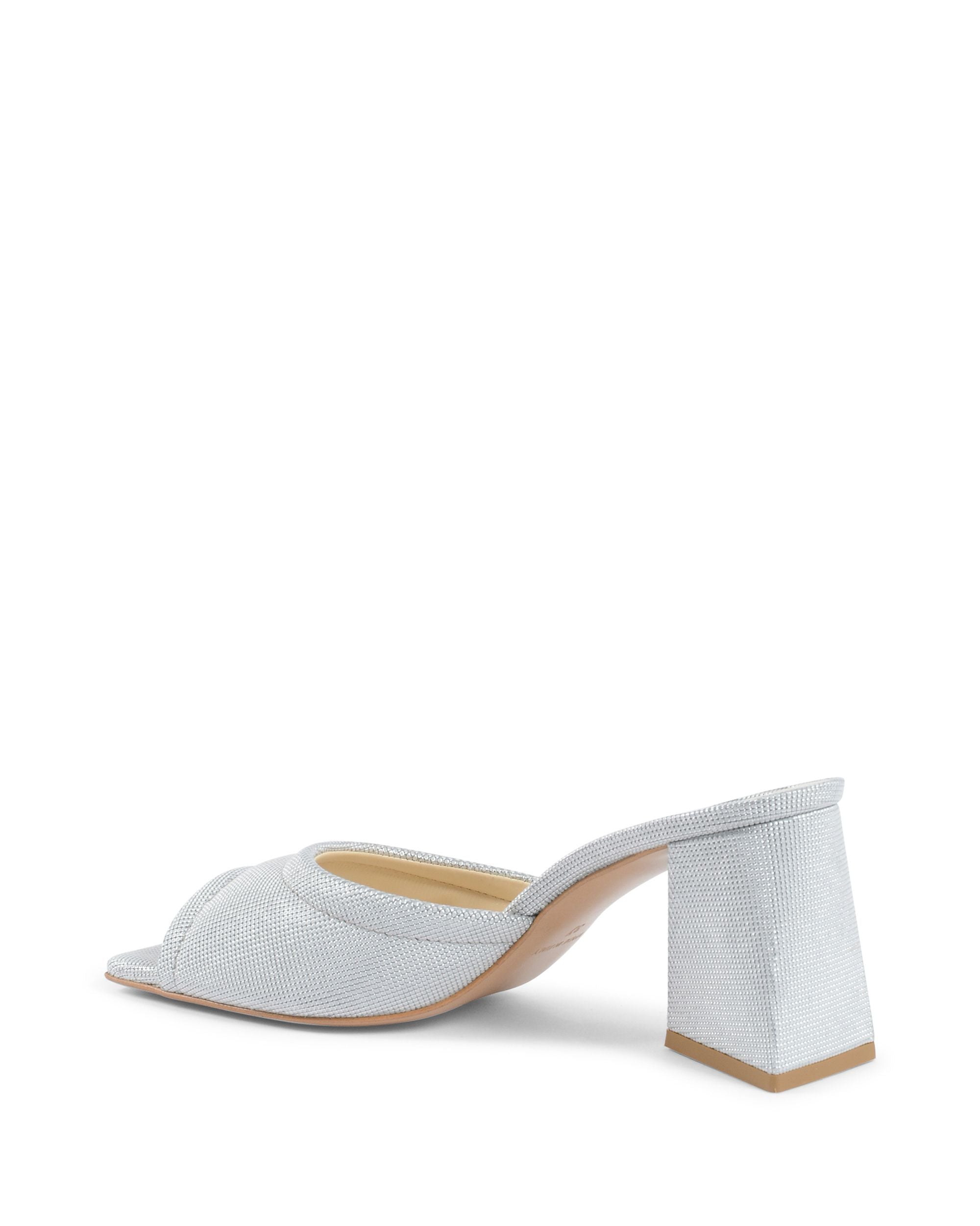 Sandalo Donna 19V69 Italia Argento SIMONA STAMP. ROMBI ARGENTO