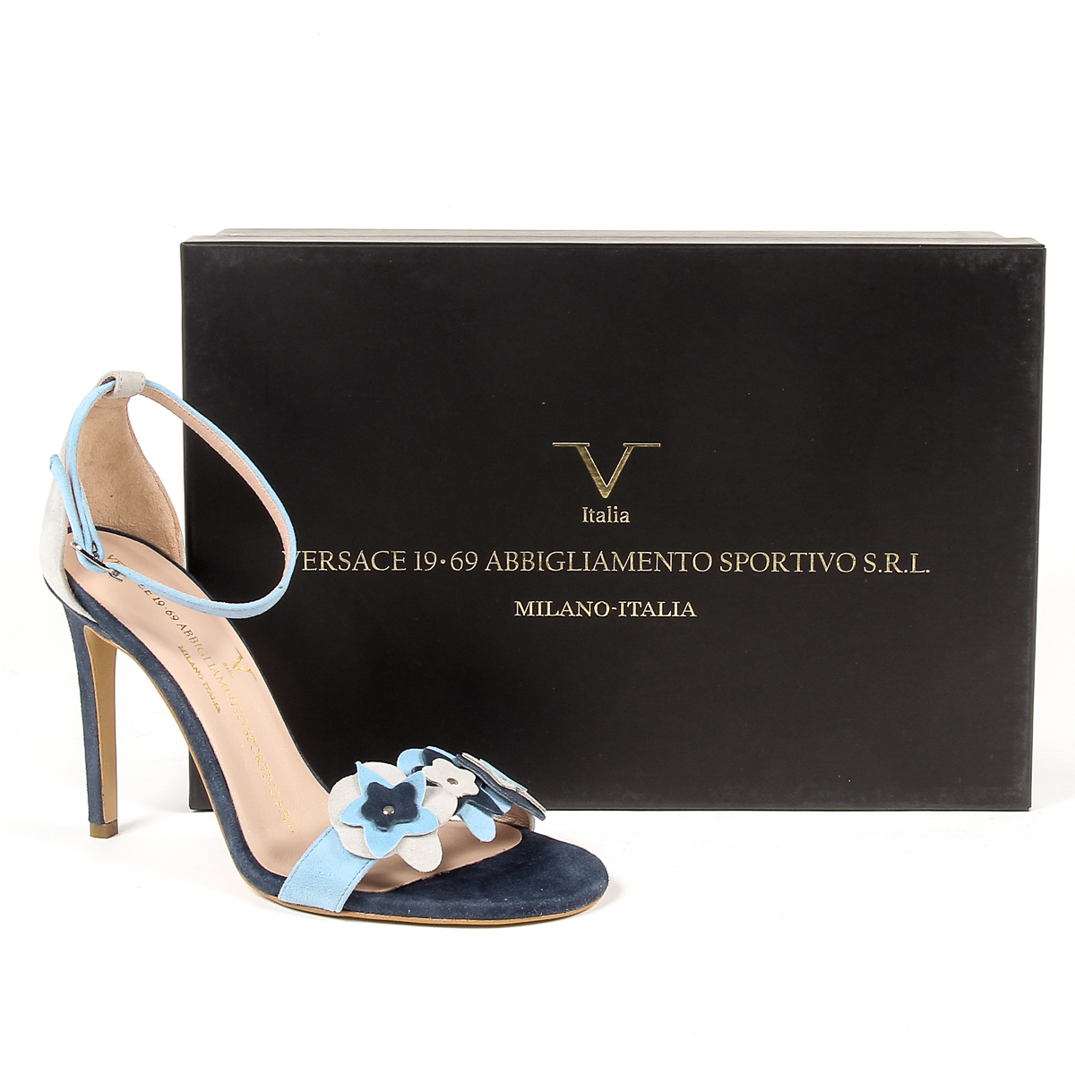V 1969 Italia Sandalo con cinturino alla caviglia da donna Multicolor CATALINA