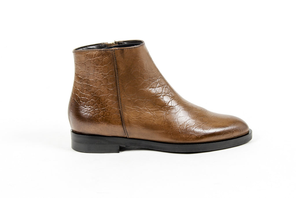 Stivaletto Donna V 1969 Italia B1993 COCCO CASHMERE CUOIO