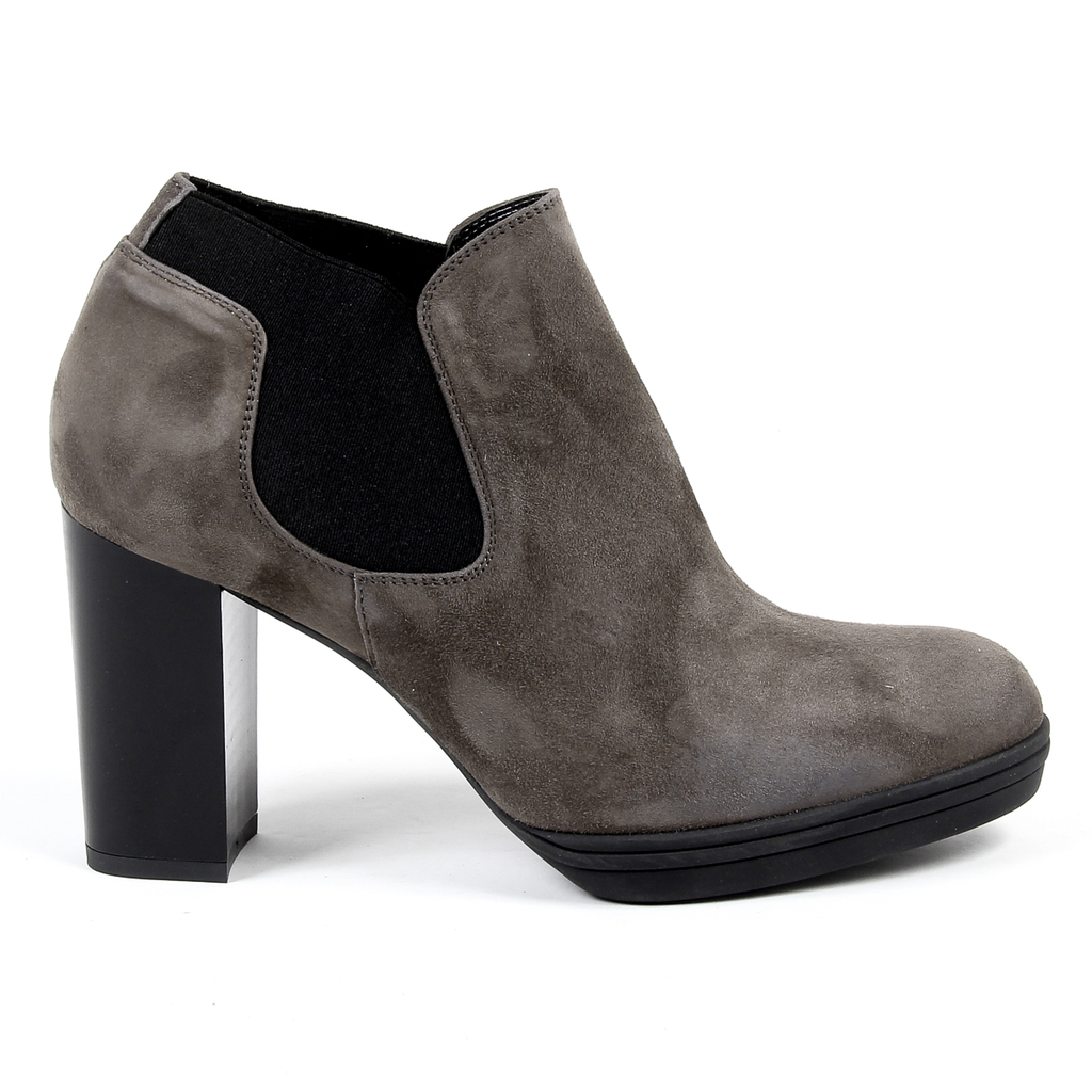 V 1969 Italia Stivaletto con tacco da donna color talpa GRACY