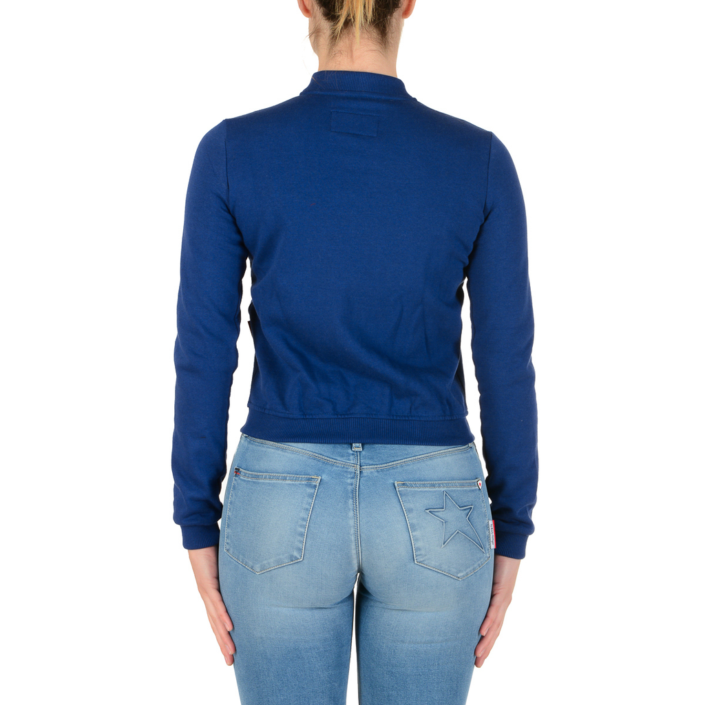 Andrew Charles Maglione da donna a maniche lunghe blu scuro SUMATRA