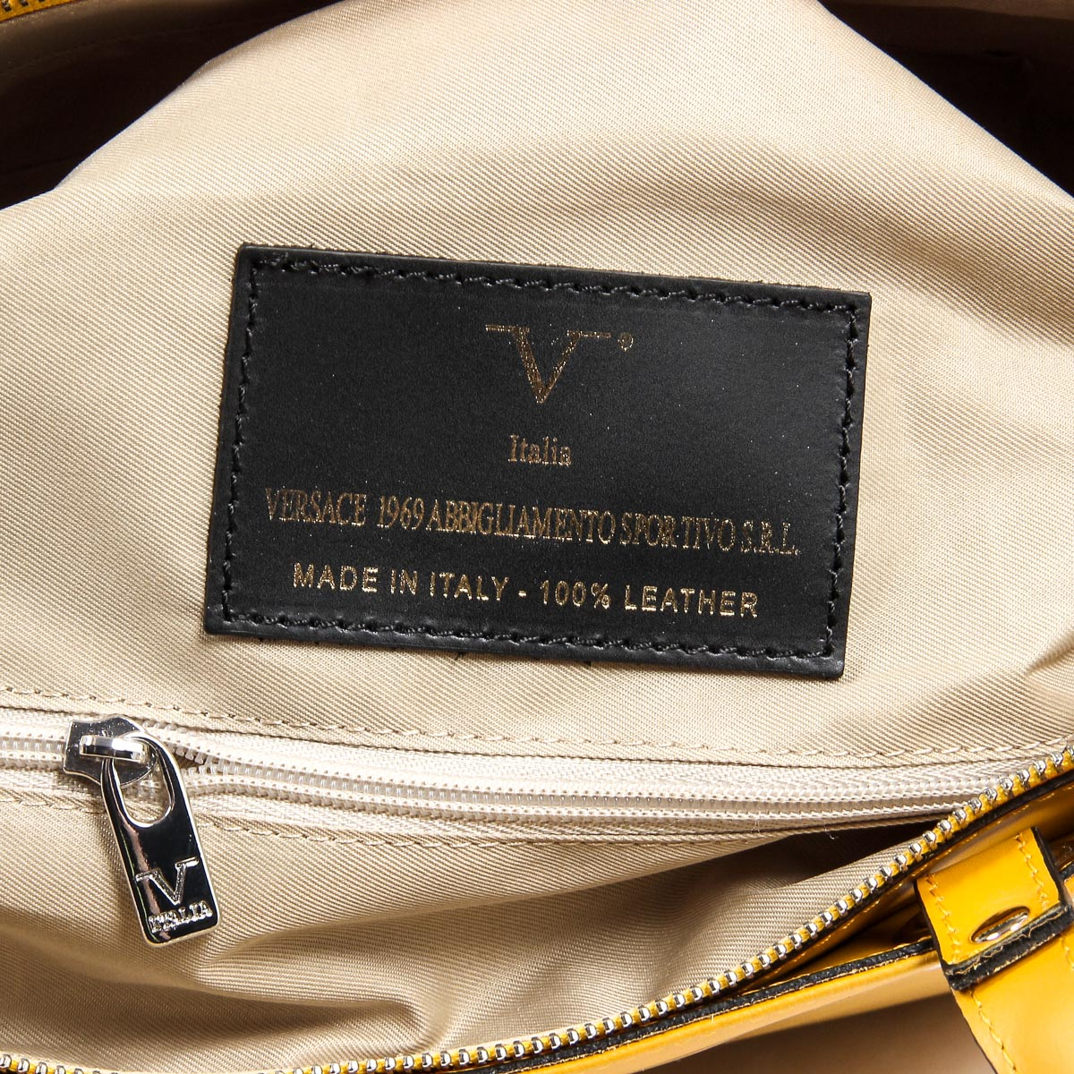 V 1969 Italia Borsa da donna V009-S RUGA SENAPE