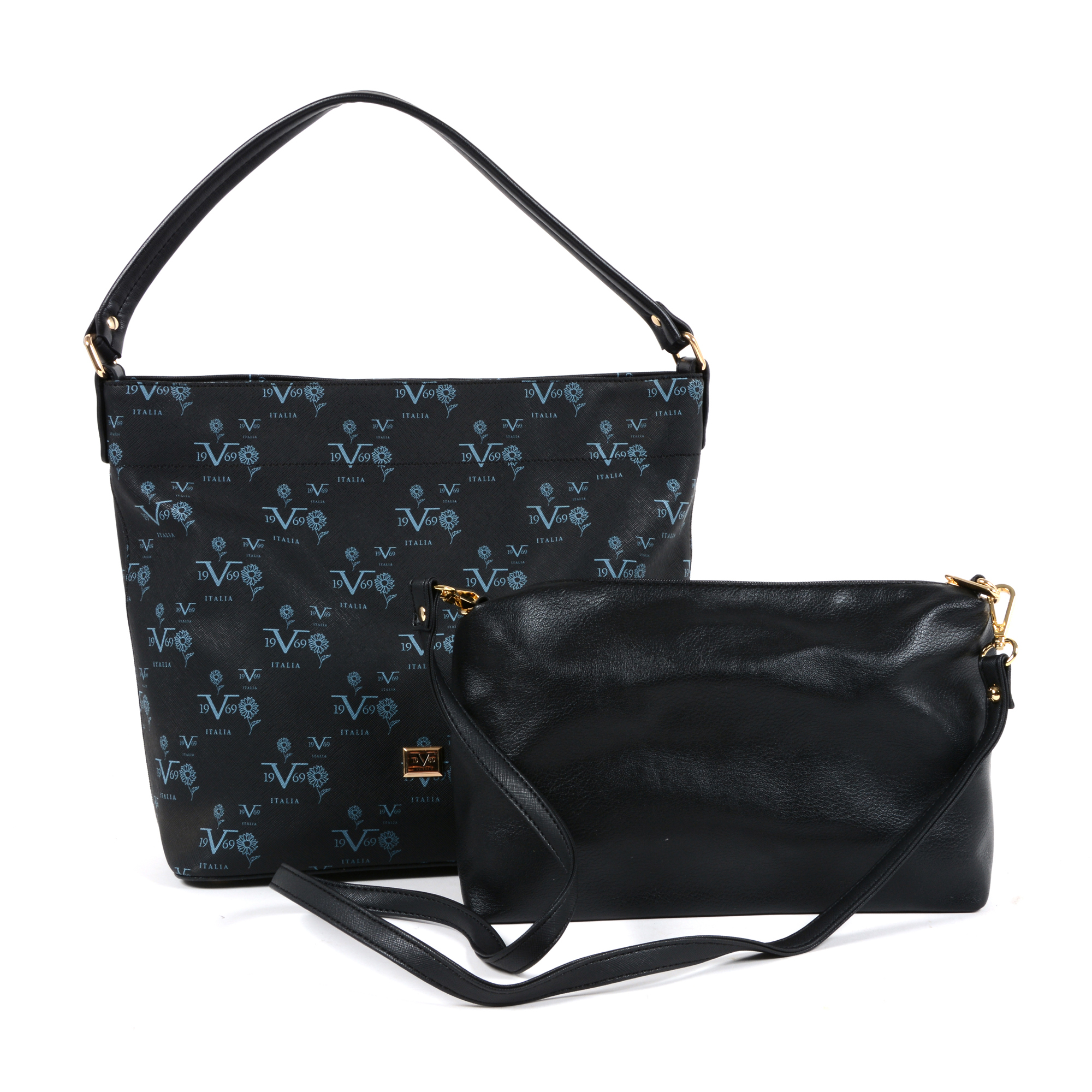 V 1969 Italia Borsa da donna nera SALVADOR