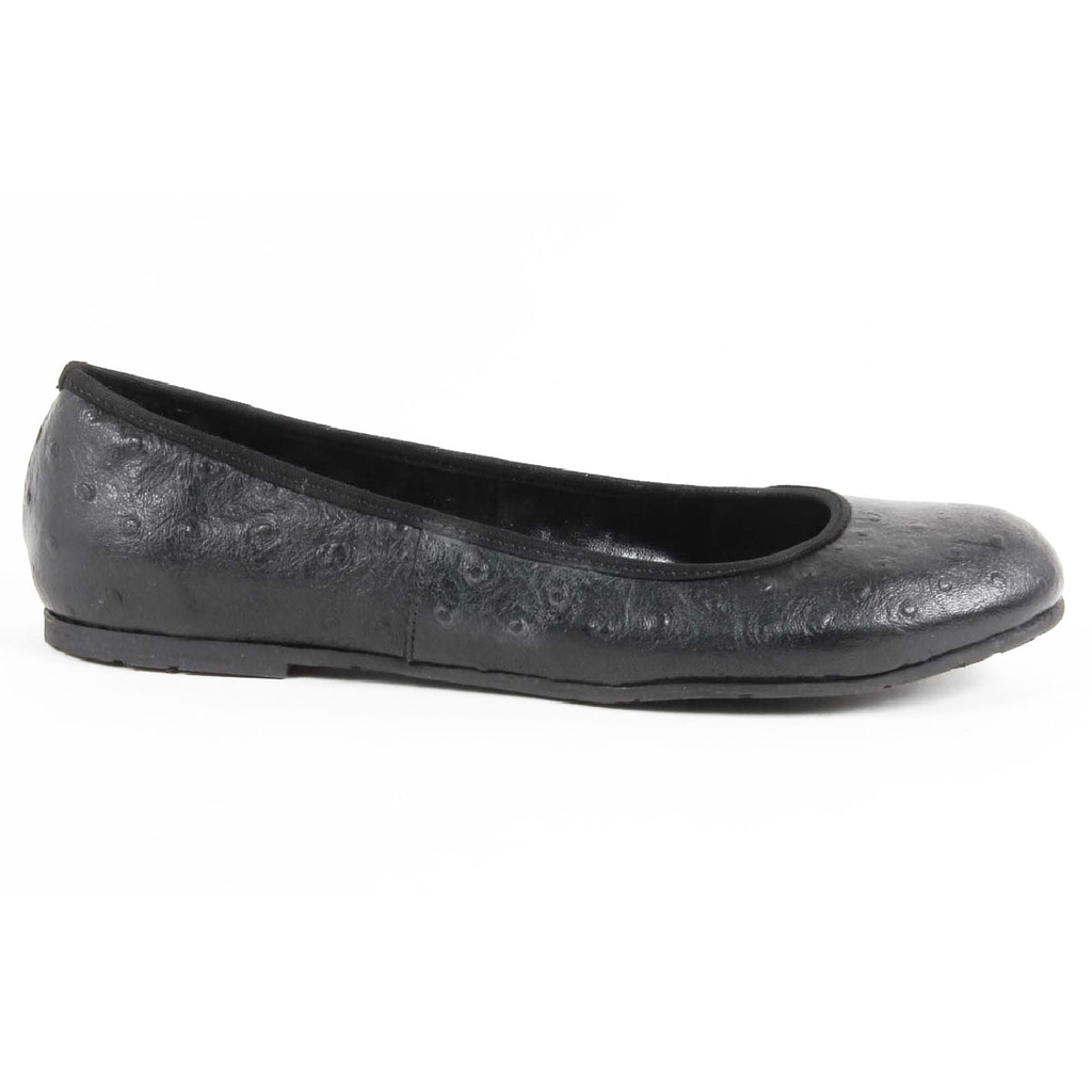 V 1969 Italia Ballerina da donna E08 TESSUTO NERO STRUZZO