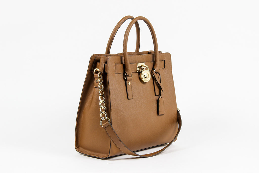 Borsa a mano grande in pelle Hamilton da donna Michael Kors