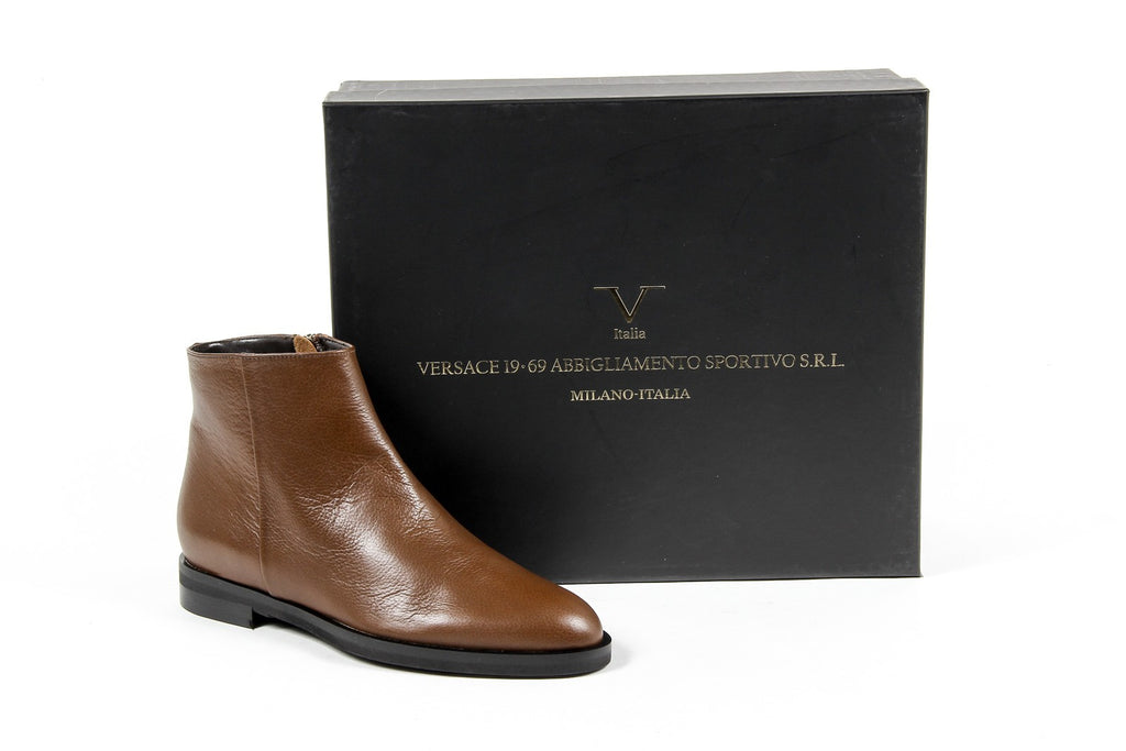 Stivaletto Donna V 1969 Italia B1993 VITELLO CUOIO