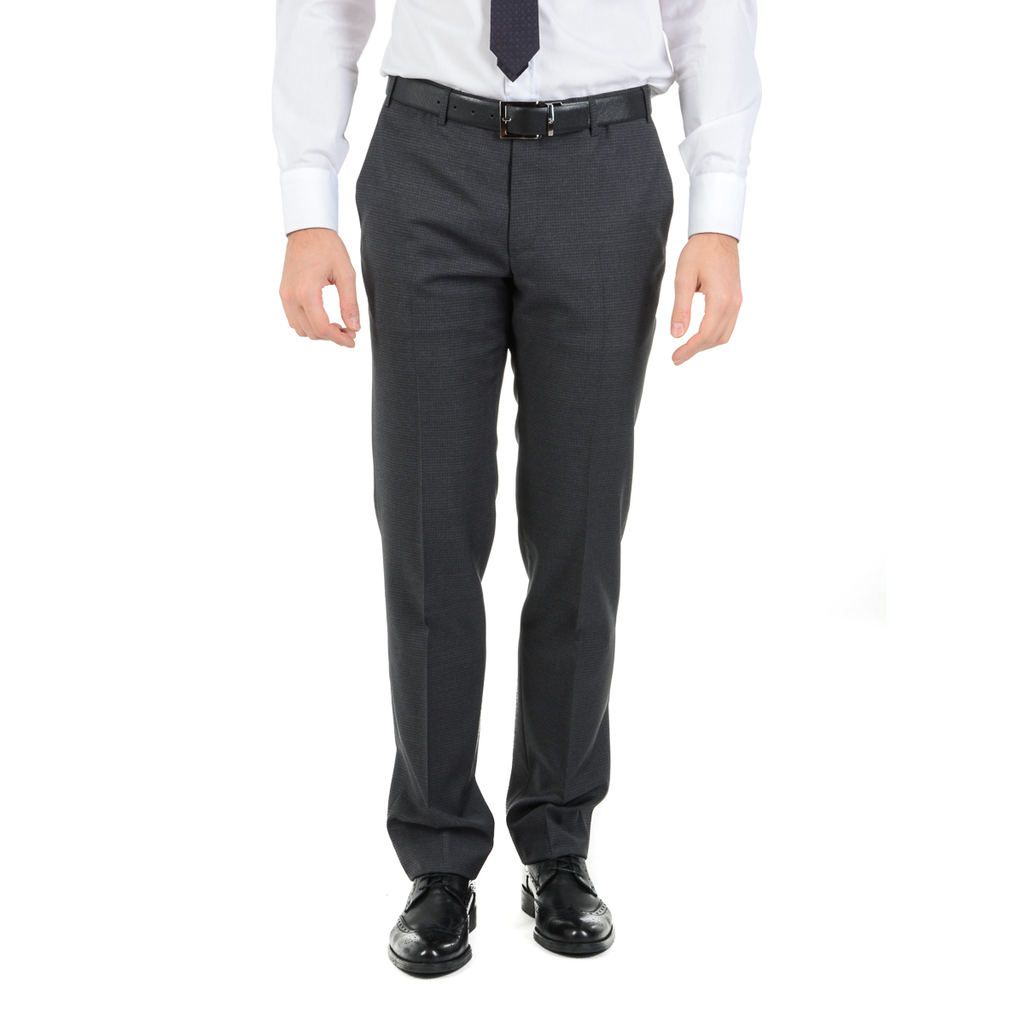 Corneliani Abito da uomo a maniche lunghe grigio scuro Super 130's
