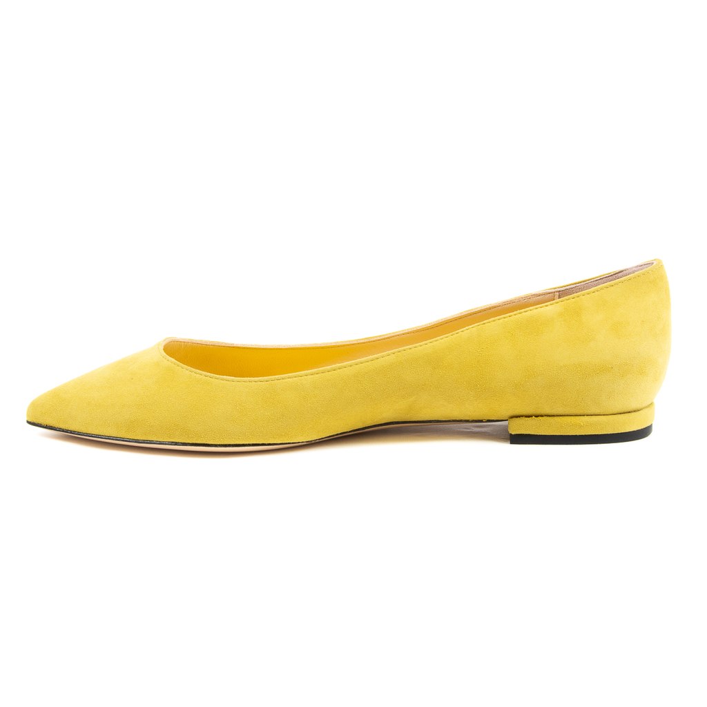 V 1969 Italia Womens Ballerina Yellow JAZZY