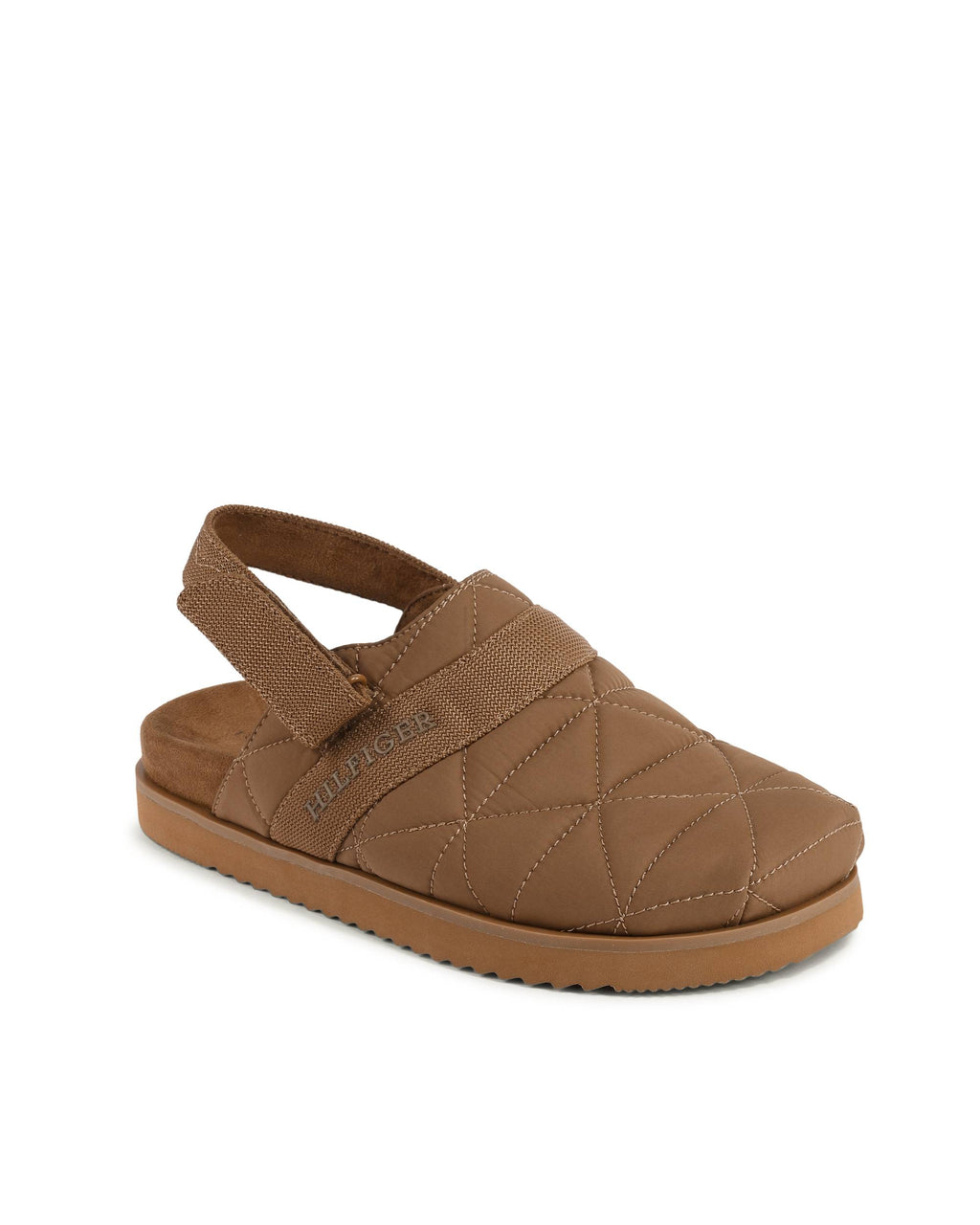 Tommy Hilfiger Pantofole da uomo marroni FM0FM04773GWJ